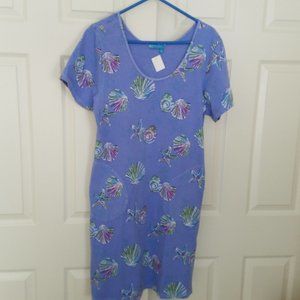 Fresh Produce Womens S - Seashell Print Dress EUC